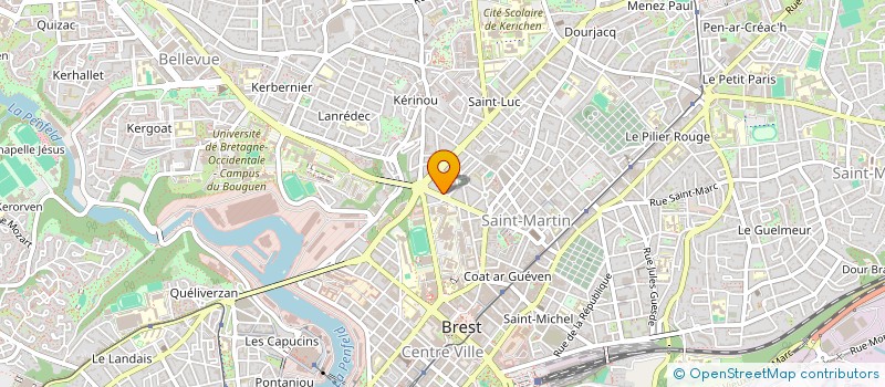 localisation de l'entreprise ACTION CATHOLIQUE GENERALE FEMININE à BREST