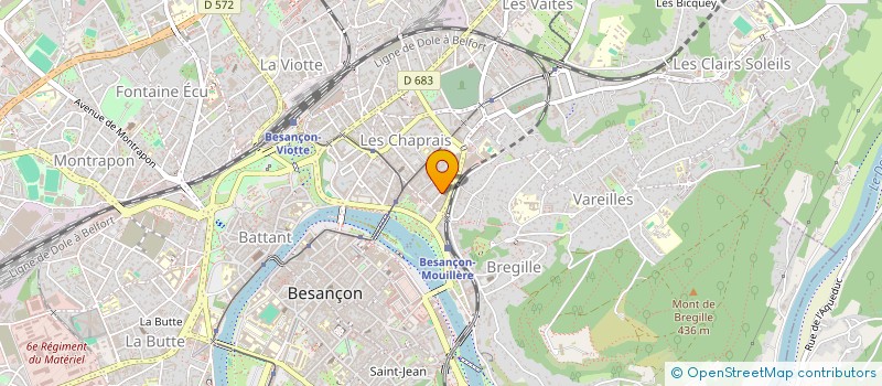 localisation de l'entreprise ACTION CATHOLIQUE GENERALE FEMININE  BESANCON