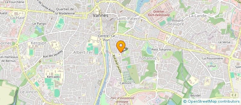 localisation de l'entreprise ACTION CATHOLIQUE MILIEUX INDEPENDANTS à VANNES