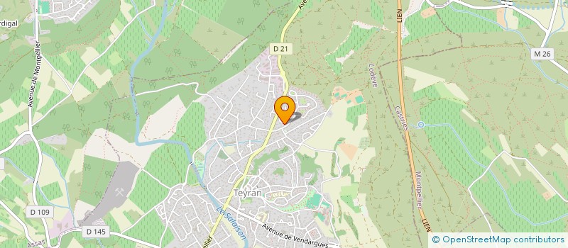 localisation de l'entreprise ACTION CHAUFFAGE SANITAIRE  TEYRAN