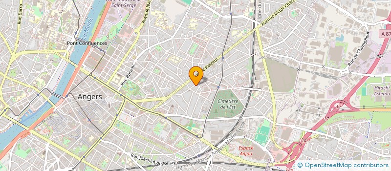 localisation de l'entreprise ACTION CHIENS DE SECURITE AQUATIQUE à ANGERS