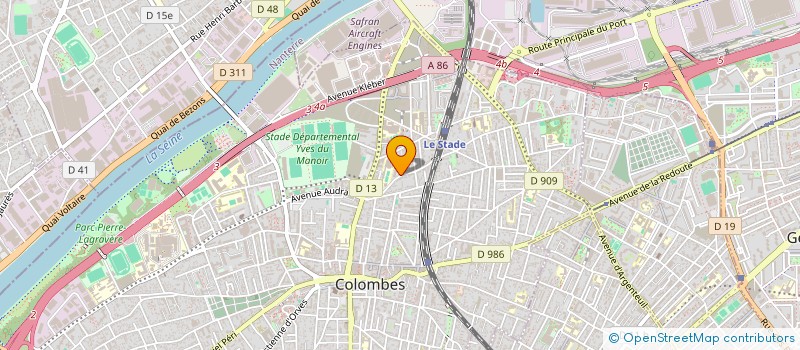 localisation de l'entreprise ACTION CITOYENNE COLOMBES  COLOMBES