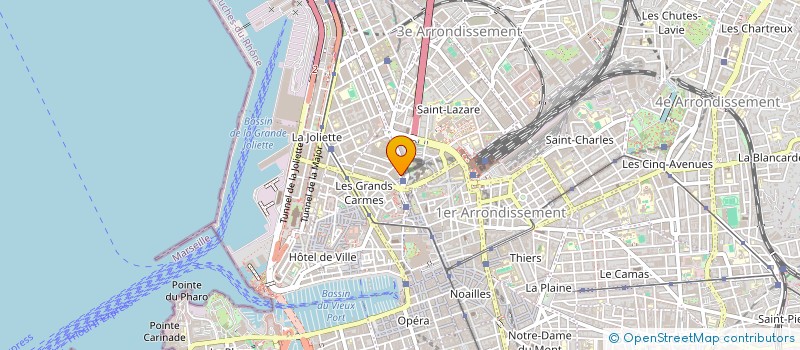 localisation de l'entreprise ACTION CITOYENNE DES ALGERIENS A L'ETRANGER  MARSEILLE