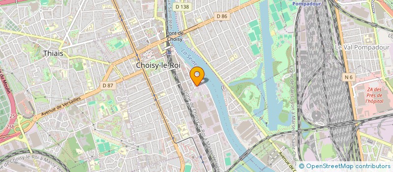 localisation de l'entreprise ACTION CITOYENNE POUR L'EDUCATION ET LE DEVELOPPEMENT EN HAITI à CHOISY-LE-ROI