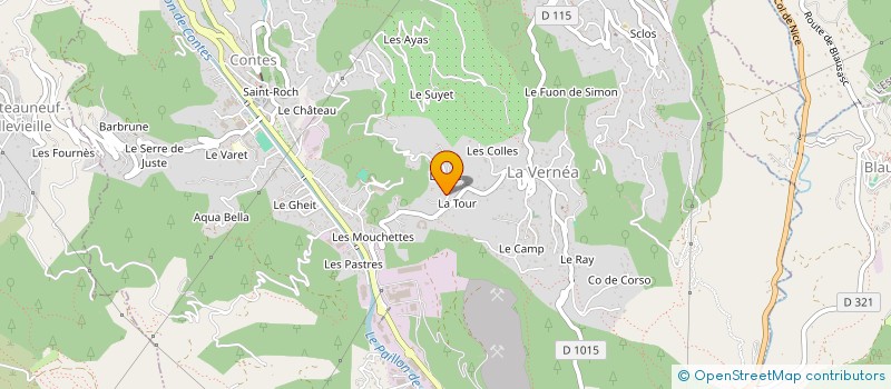 localisation de l'entreprise ACTION CITOYENNE POUR UN MEILLEUR ENVIRONNEMENT PAYS DES PAILLONS à CONTES