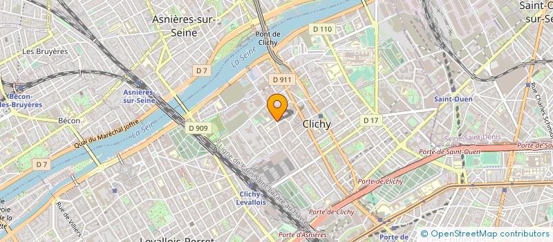 localisation de l'entreprise ACTION COFFRES FORTS NO 1 SECURITE à CLICHY