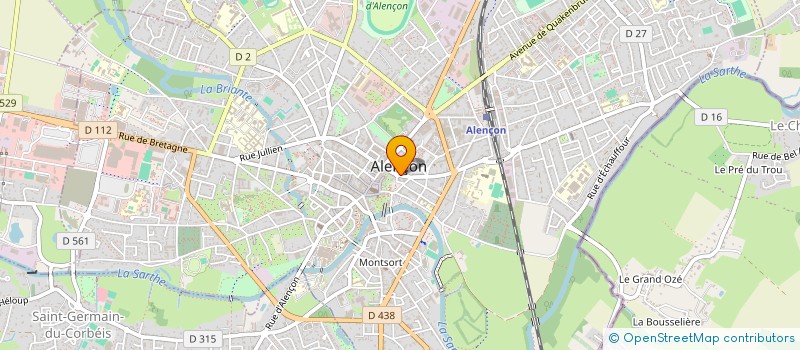 localisation de l'entreprise ACTION COLL CHOM ORNAIS RECH D EMPLOI à ALENCON