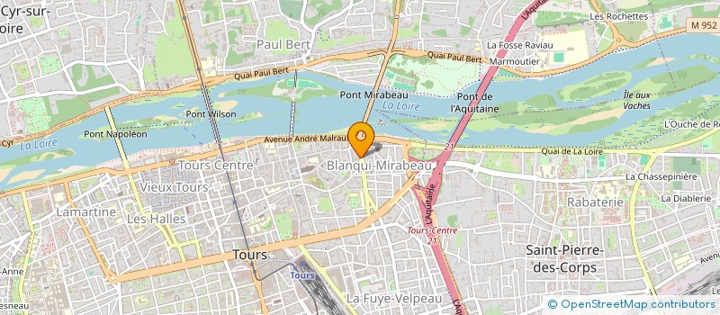 localisation de l'entreprise ACTION COLLECTIVE DEFENSE DES CHOMEURS à TOURS
