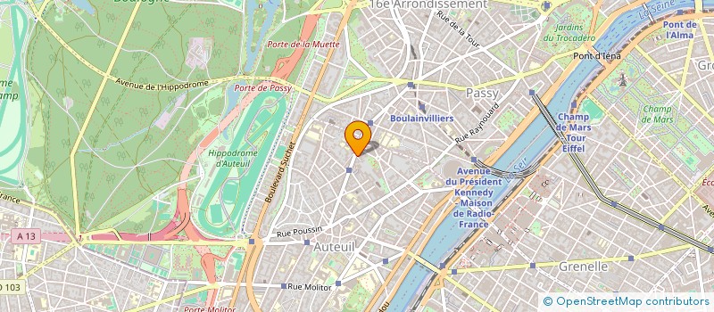 localisation de l'entreprise ACTION COMMERC INTER COURTAGE à PARIS