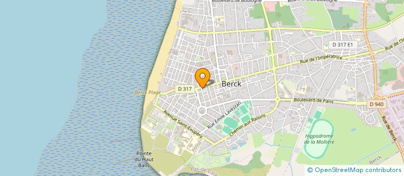 localisation de l'entreprise ACTION COMMERCIALE BERCKOISE à BERCK