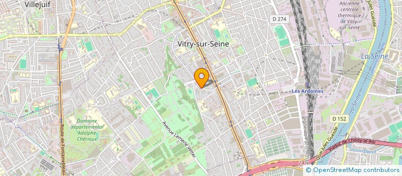 localisation de l'entreprise ACTION COMMUNE à VITRY-SUR-SEINE