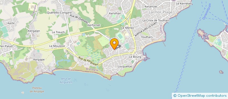 localisation de l'entreprise ACTION COMMUNICATION MARKETING  LARMOR-PLAGE