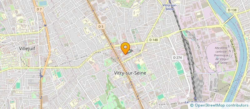 localisation de l'entreprise ACTION CONCEPT & COMMUNICATION à VITRY-SUR-SEINE
