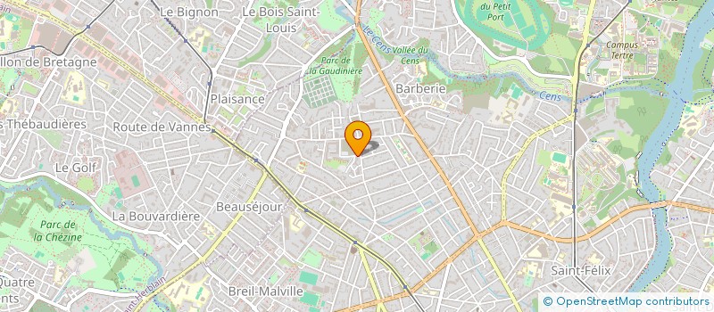 localisation de l'entreprise ACTION CONCRETE POUR LE DEVELOPPEMENT(AC-DEV)  NANTES