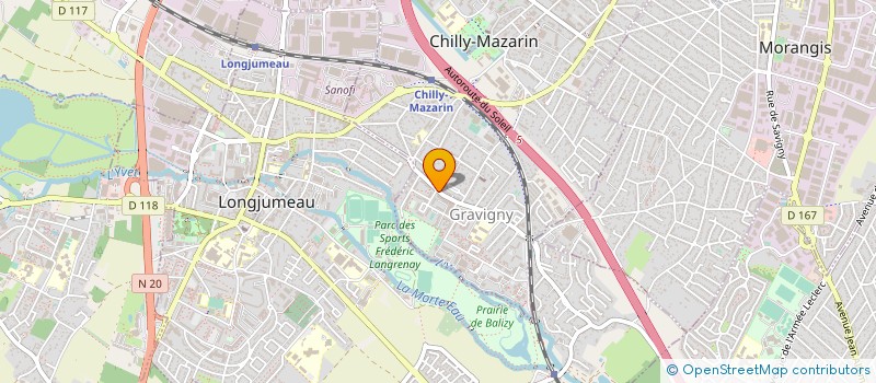 localisation de l'entreprise ACTION CONFORT MAISON à CHILLY-MAZARIN
