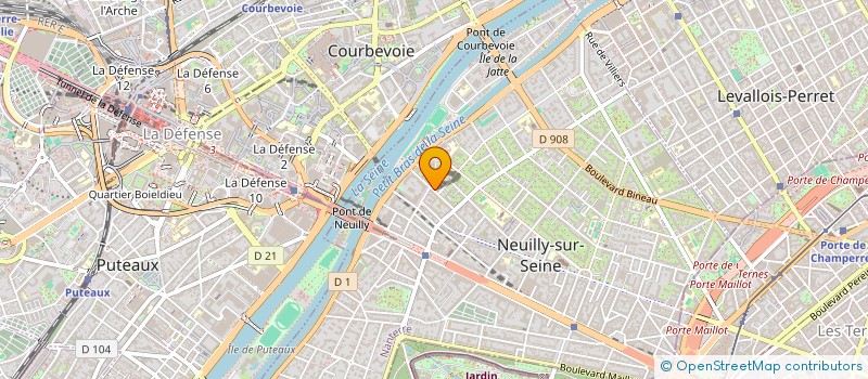 localisation de l'entreprise ACTION - CONSEIL à NEUILLY SUR SEINE