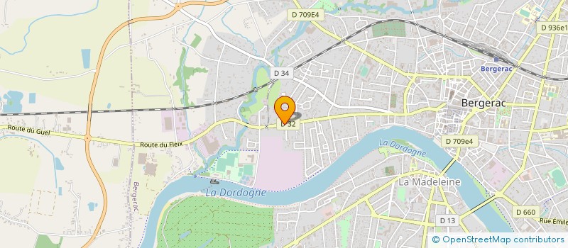 localisation de l'entreprise ACTION CONSEIL ET FORMATION à BERGERAC