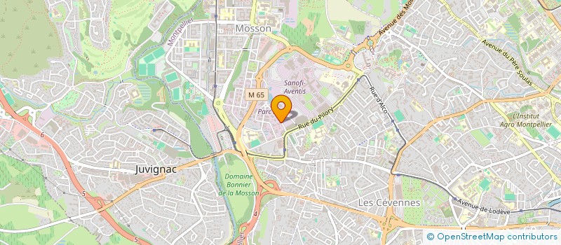 localisation de l'entreprise ACTION CONSEIL INTERVENTION à MONTPELLIER