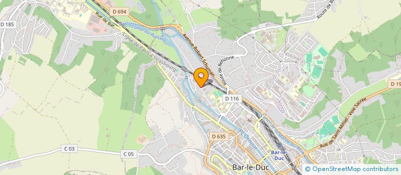 localisation de l'entreprise ACTION CONSEILS à BAR-LE-DUC