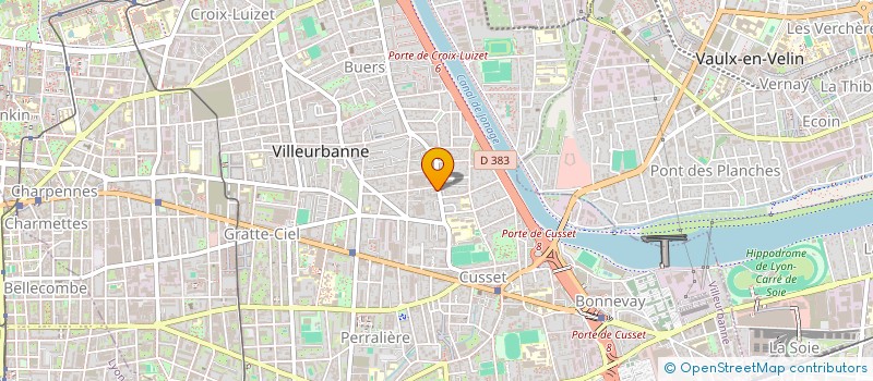 localisation de l'entreprise ACTION CONSEILS  VILLEURBANNE