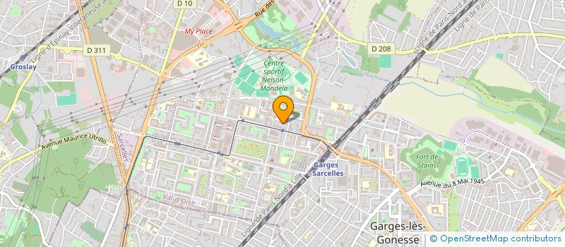 localisation de l'entreprise ACTION CONTRE LA MANIPULATION  SARCELLES