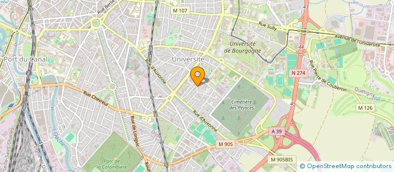 localisation de l'entreprise ACTION CONTRE LES VIOLENCES FAITES A LA FEMME ET PROMOTION DU GENRE (AVFPG) à DIJON