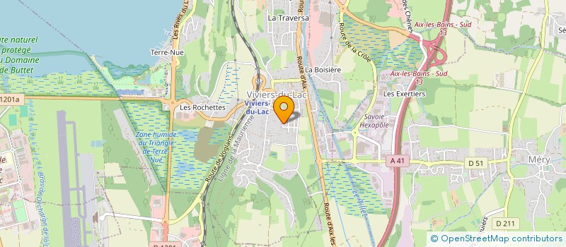 localisation de l'entreprise ACTION CONTROLE PREVENTION  VIVIERS-DU-LAC