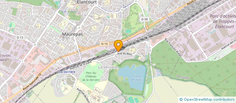 localisation de l'entreprise ACTION COORDONNEE POUR LE TRAVAIL EN YVELINES  LA VERRIERE