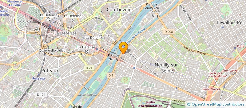 localisation de l'entreprise ACTION COPY AD'S GROUPE à NEUILLY-SUR-SEINE