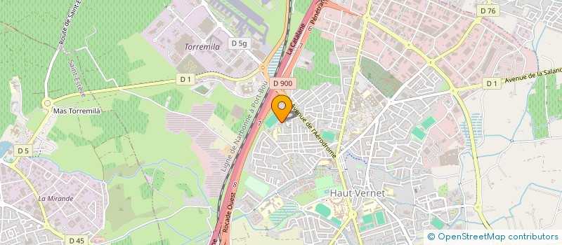 localisation de l'entreprise ACTION COURTAGE INVEST  PERPIGNAN