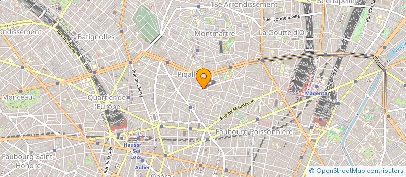 localisation de l'entreprise ACTION CULTURE THEATRE POUR L ENTREPRISE  PARIS