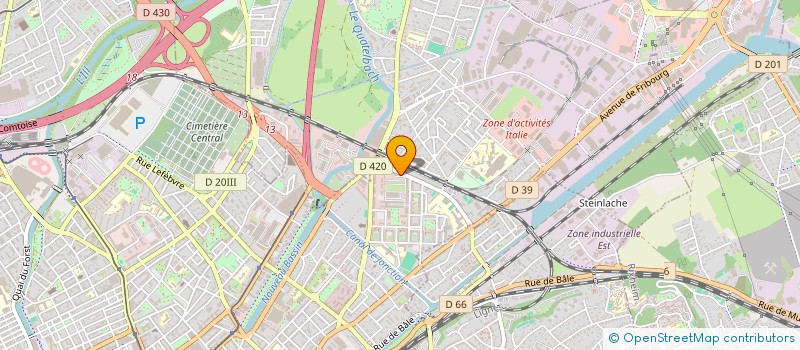 localisation de l'entreprise ACTION CULTURE VPC SARL  MULHOUSE