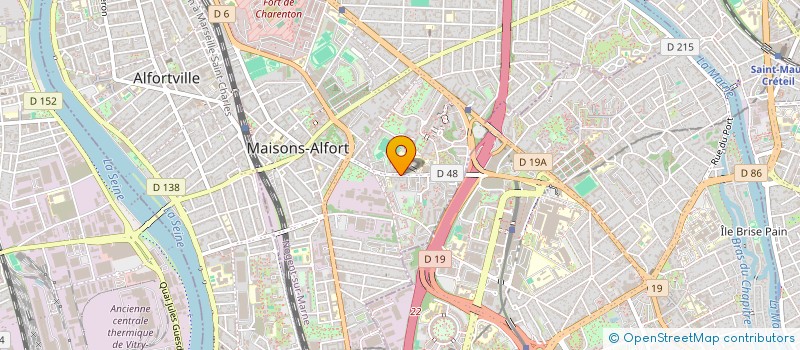 localisation de l'entreprise ACTION D'ENTREPRENDRE  MAISONS-ALFORT