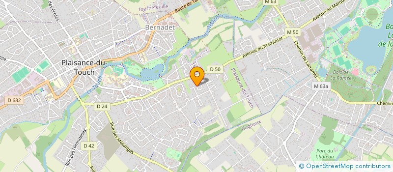 localisation de l'entreprise ACTION D'INSERTION SOCIO ECONO PARTNERS  PLAISANCE-DU-TOUCH