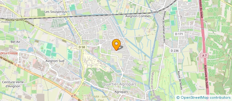 localisation de l'entreprise ACTION  DANS L ART L ART DANS L ACTION  AVIGNON