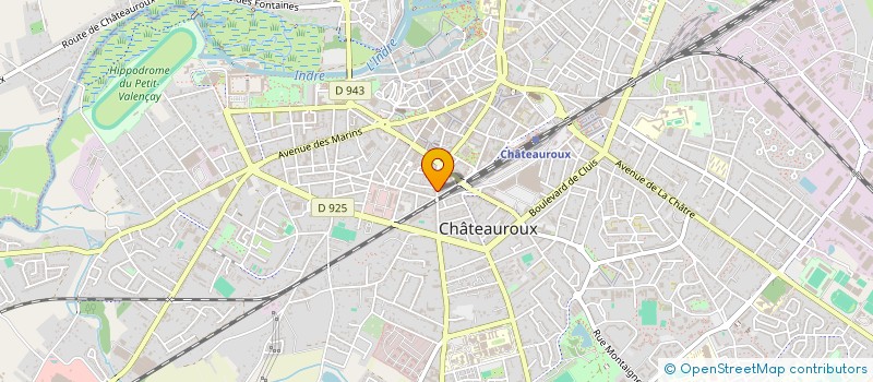 localisation de l'entreprise ACTION DE COACHING ET DE THEATRE D ENTREPRISE à CHATEAUROUX