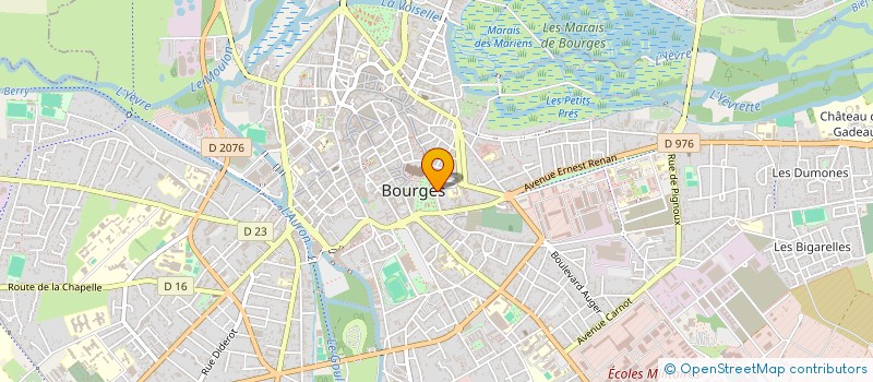 localisation de l'entreprise ACTION DE COMMUNICATION DE CONSULTING ET DE FORMATION  BOURGES