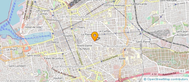 localisation de l'entreprise ACTION DE COORDINATION DE LOISIRS ET D'ACCUEIL AUX PERSONNES AGEES à MARSEILLE