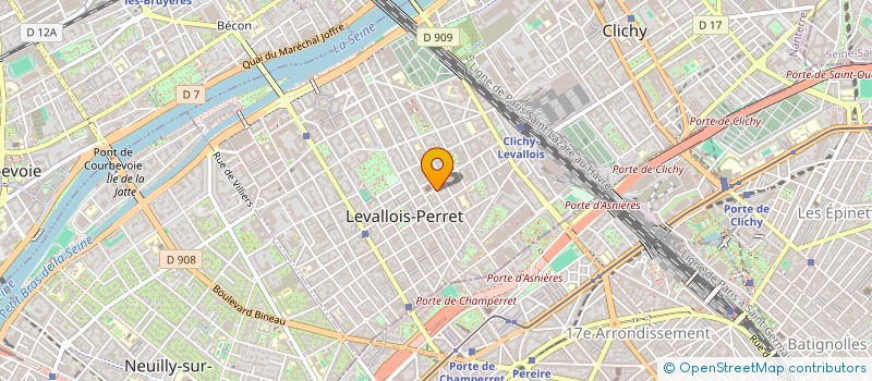 localisation de l'entreprise ACTION DE FORMATION à LEVALLOIS-PERRET