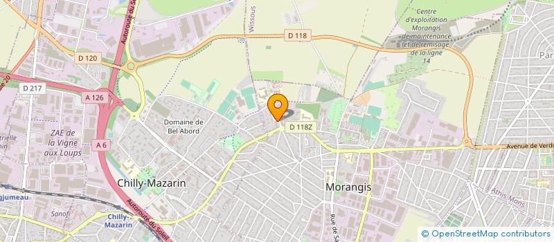 localisation de l'entreprise ACTION DE SOLIDARITE POUR LE DEVELOPPEMENT à MORANGIS
