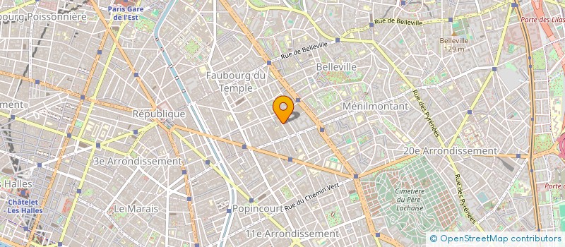 localisation de l'entreprise ACTION DECO  PARIS