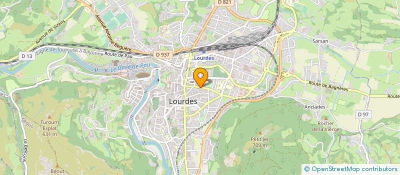 localisation de l'entreprise ACTION DEFI EDUCATIF MOTORISE  PONTACQ