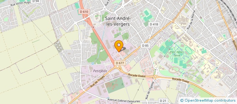 localisation de l'entreprise ACTION DEPANNAGE à SAINT-ANDRE-LES-VERGERS