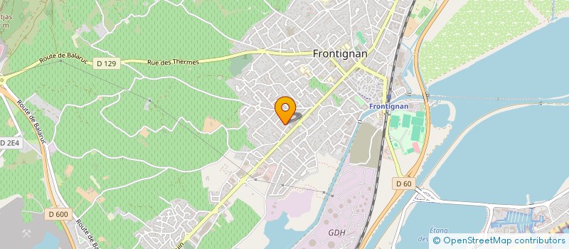 localisation de l'entreprise ACTION DEPANNAGE SERVICE à FRONTIGNAN