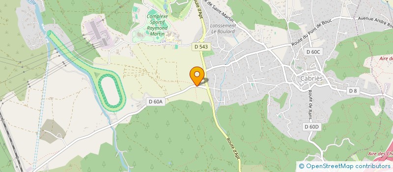 localisation de l'entreprise ACTION DESTOCKAGE NEGOCE  CABRIES