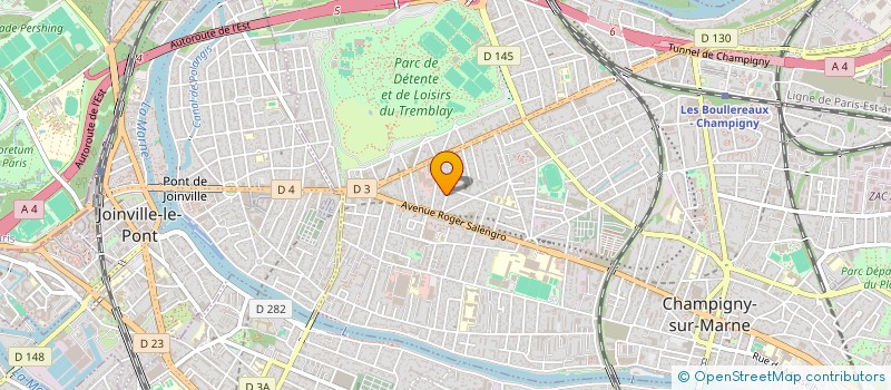 localisation de l'entreprise ACTION DEVELOP INTERFACE SANITAIR SOCIAL à CHAMPIGNY-SUR-MARNE