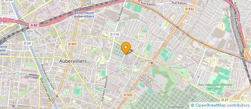 localisation de l'entreprise ACTION DEVELOPMENT DU NORD à AUBERVILLIERS