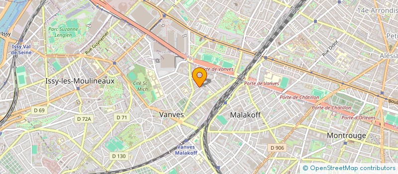 localisation de l'entreprise ACTION DEVELOPPEMENT LANGUE FRANCAISE X INTERNATIONAL à VANVES