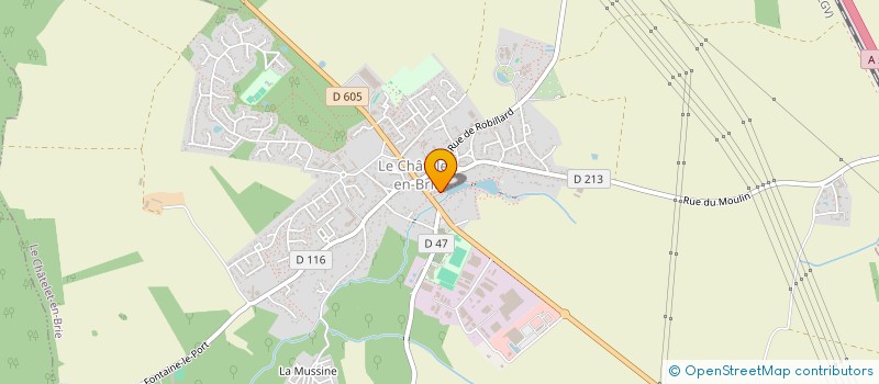 localisation de l'entreprise ACTION DIFFUSION  LE CHATELET-EN-BRIE