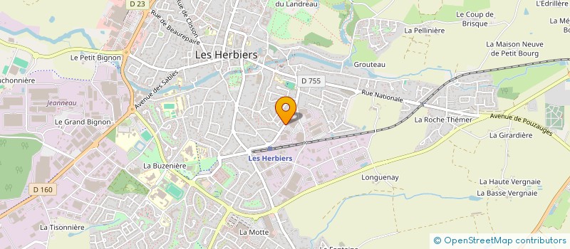 localisation de l'entreprise ACTION DREPANO ENFANCE SAHEL (ADRES)  LES HERBIERS